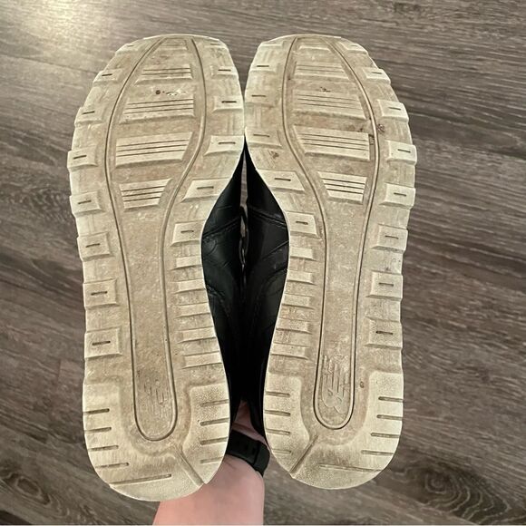 New balance Leather 696 Black/White WL696CRB - Picture 7 of 9